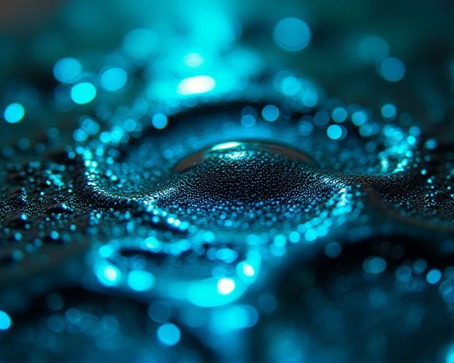 Abstract metallic structures and digital interfaces